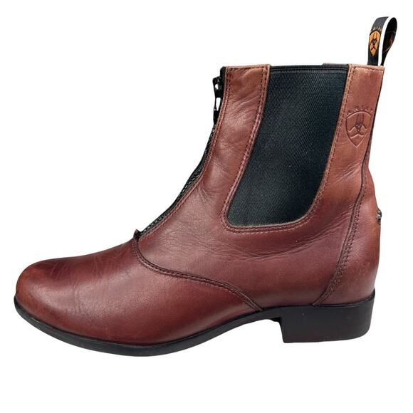 Ariat Women’s Cobalt Devon Paddock Brown Leather Western Boot Size US 7.5 B - Picture 3 of 10